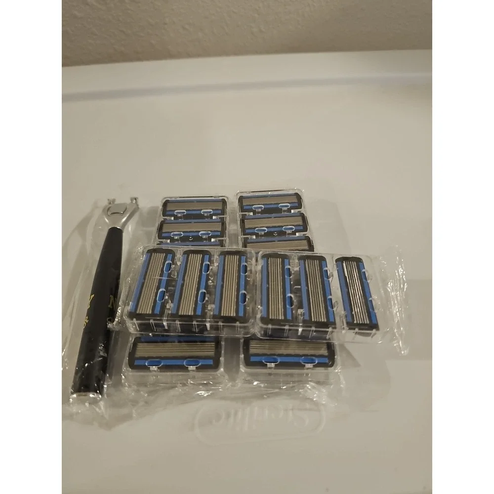 Old School, Classic Hip Hop handle -‎ 6 blade shaver with 18 cartridges